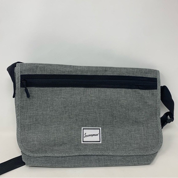 NEW Journeyman Gray Messenger Bag - Picture 1 of 7
